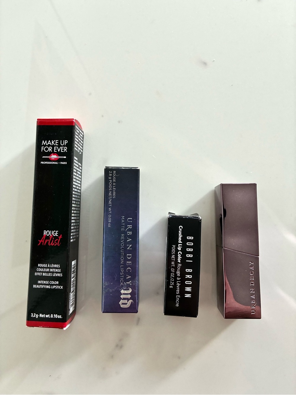 Lipstick Makeup Lot- Make Up Forever, Urban Decay and Bobbi Brown $90